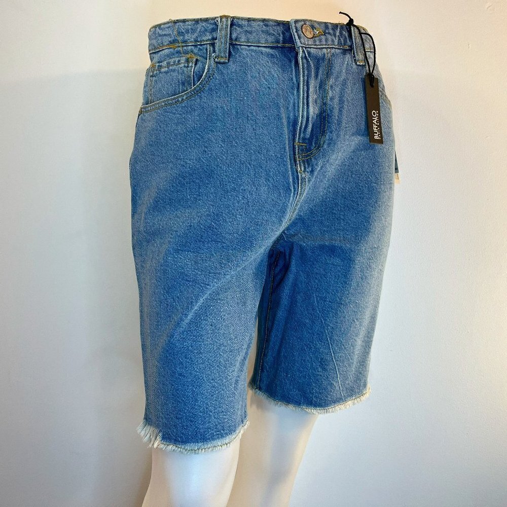 Buffalo David Bitton Women's Lulu High Rise Mom Shorts - Size 29 - NWT $69